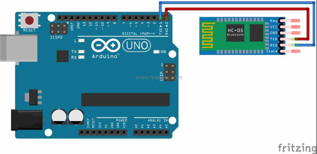 bluetooth serial connection with arduino