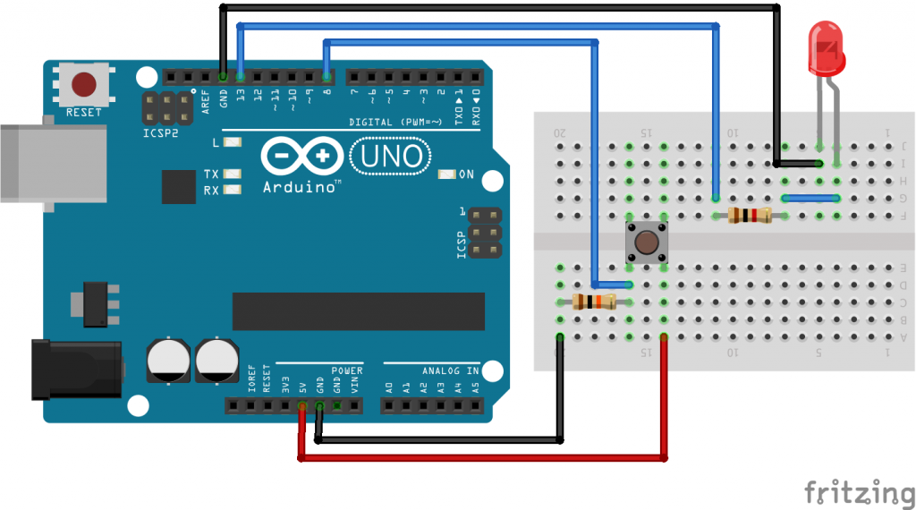 Push Button Arduino UNO Tutorial | Maxphi Lab
